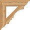 Ekena Millwork Balboa Traditional Rough Sawn Bracket, Western Red Cedar, 6"W x 30"D x 30"H BKT06X30X30BOA01RWR - alternate 4